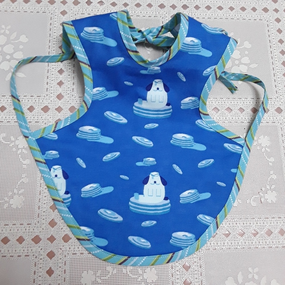 Boy Baby bib reversible